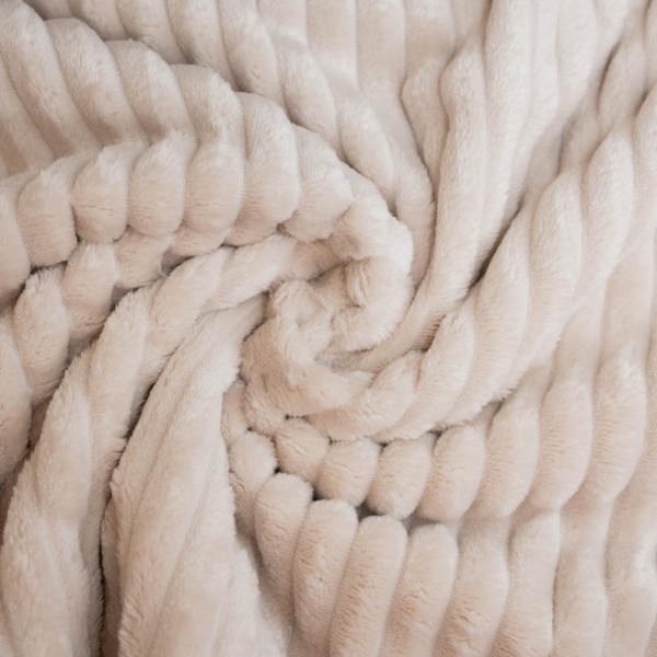 Cord-Look Fleece beige