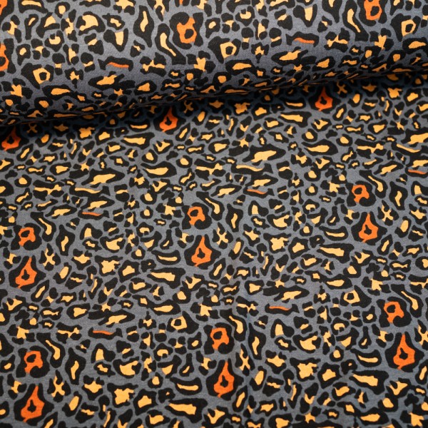 Viskosejersey Leo anthrazit