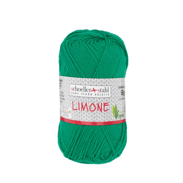 Strickgarn Baumwolle Limone grün