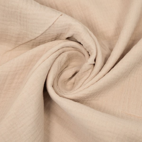 Musselin Double Gauze Maja hellbeige