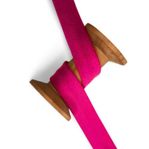 Baumwolljersey Schrägband Lena fuchsia