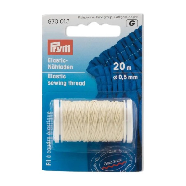 Prym Elastic-Nähfaden 20m ecru