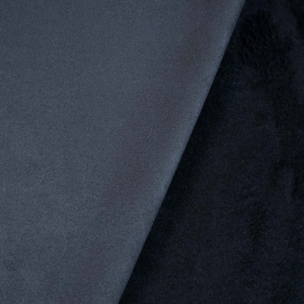 Wildleder Imitat mit Fleece Soft anthra