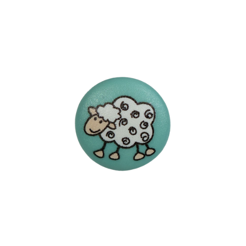 Prym Kinderknopf Schaf 15mm dusty mint