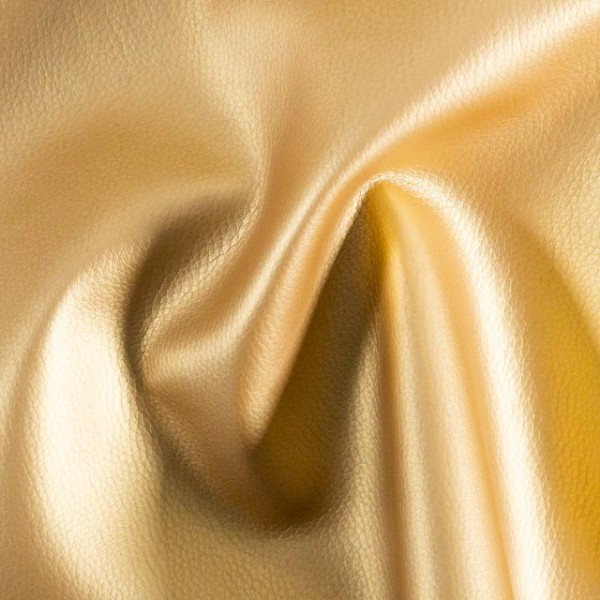 Kunstleder Schwer gold