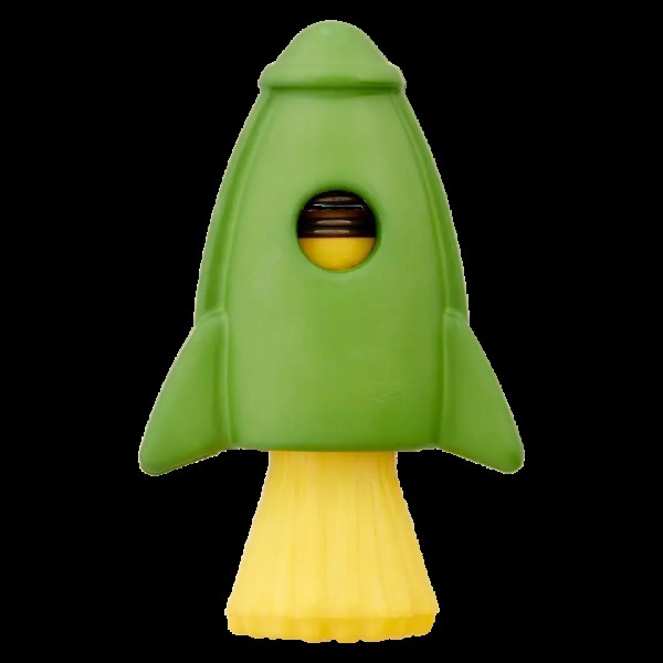 Kordelstopper Rakete 28mm grün gelb