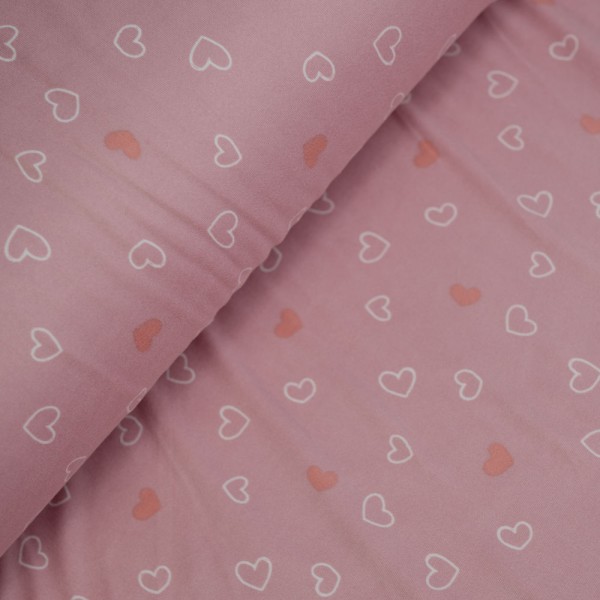 Jersey Soft Skin Herzchen altrosa