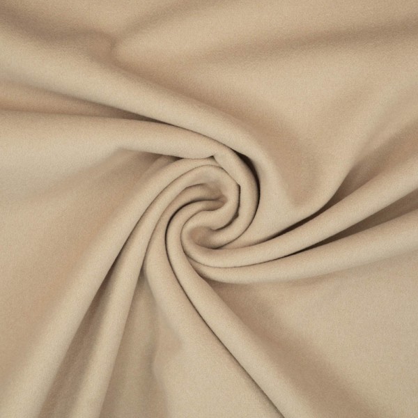 Mantelstoff Velour beige