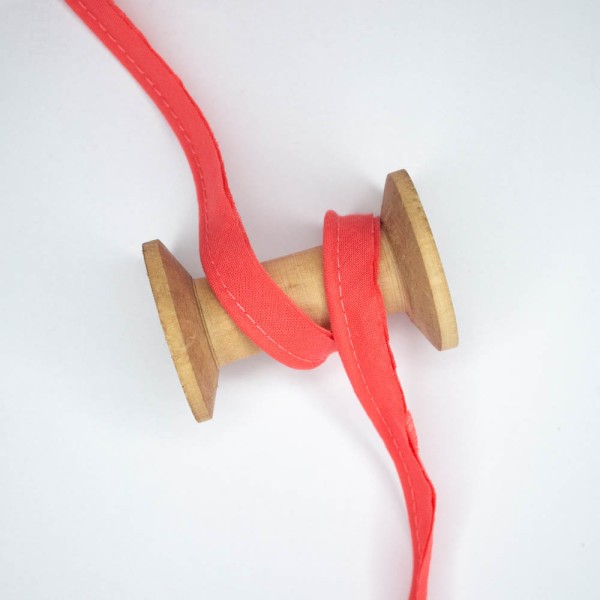 Baumwoll Paspelband Deluxe coral
