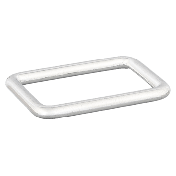 Rechteck-Ring silber 40mm