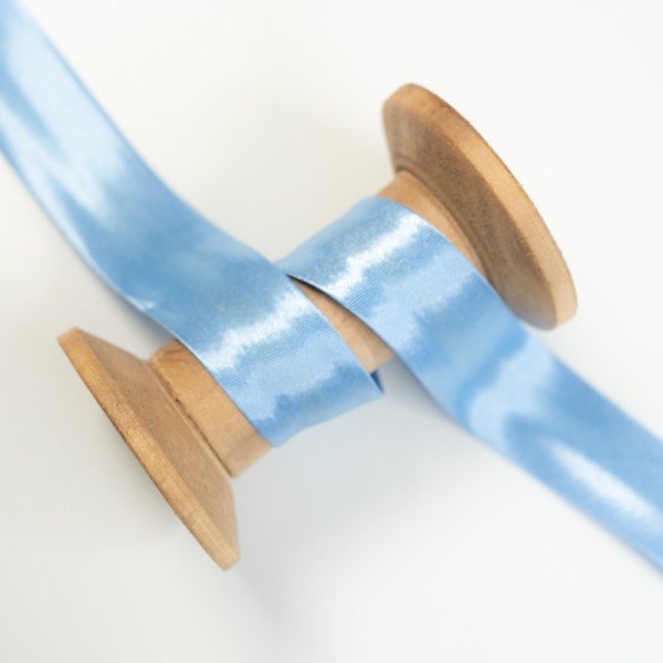 Satin Schrägband 20mm hellblau
