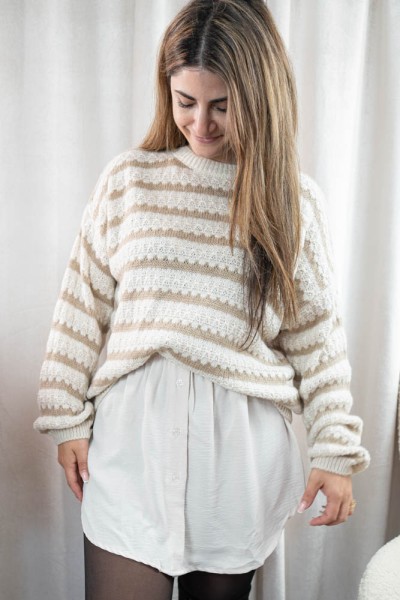 Blusenrock Bella beige