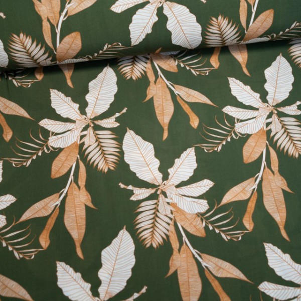 Viskosewebware Ambrosia grün