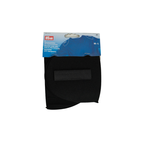 Prym Schulterpolster mit Haftverschluss schwarz