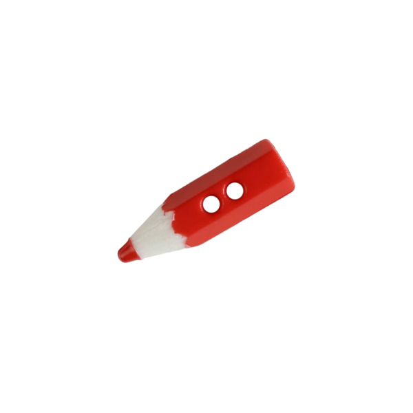 Kinderknopf Bundstift 18mm rot