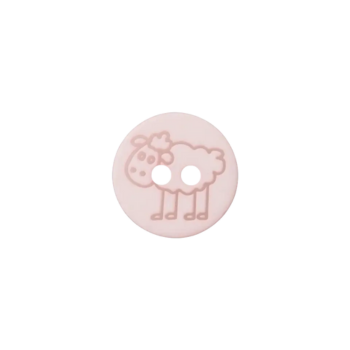 Prym Kinderknopf Schaf 15mm rosa