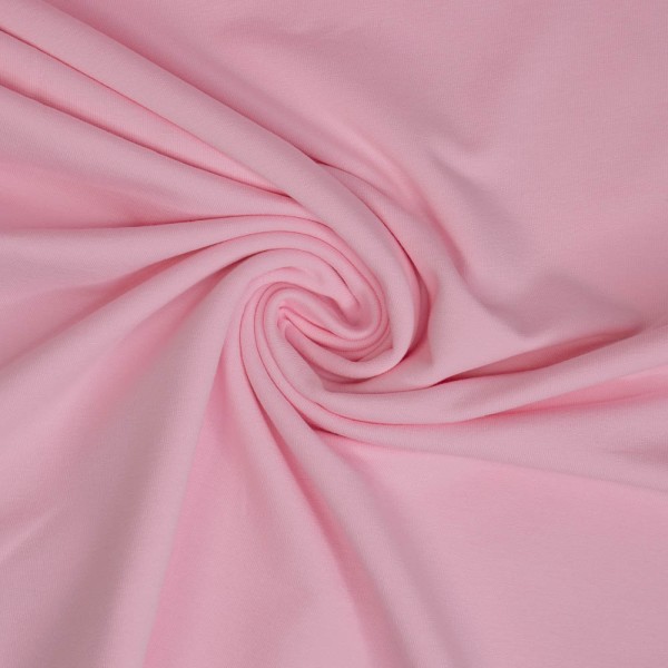 Baumwolljersey Uni Lena rosa