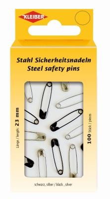 Kleiber Stahl Sicherheitsnadeln 100Stk 23mm