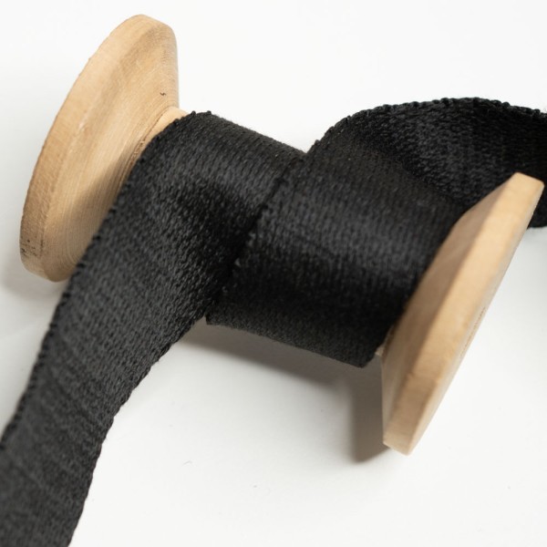 Soft Gurtband 25mm schwarz