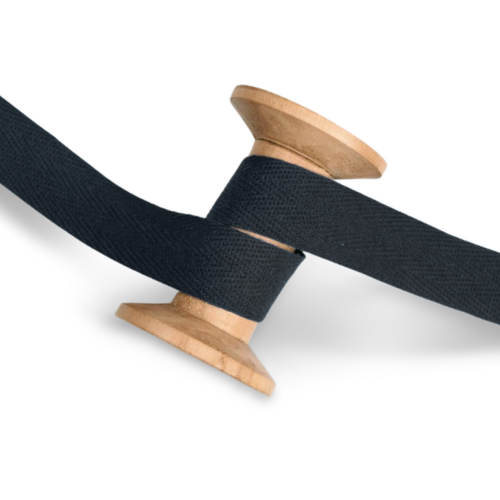 Baumwoll Einfassband 20mm schwarz