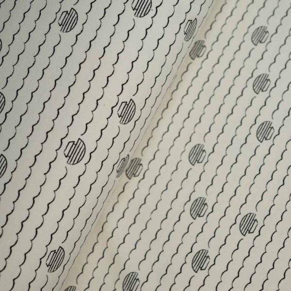 Baumwolljersey Kleines Boot ecru