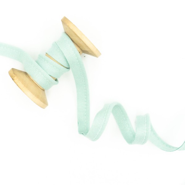 Jersey Paspelband Deluxe dusty mint