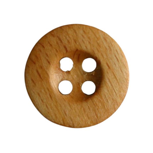 Holzknopf mit Mulde 25mm