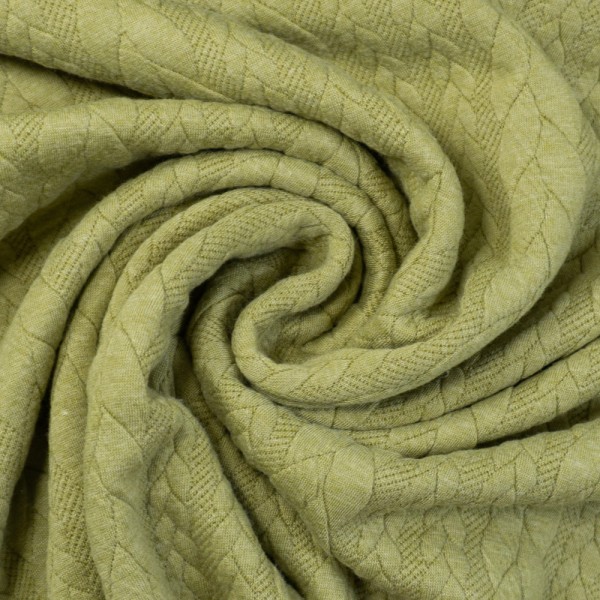 Jacquard Cable Meliert khaki hell