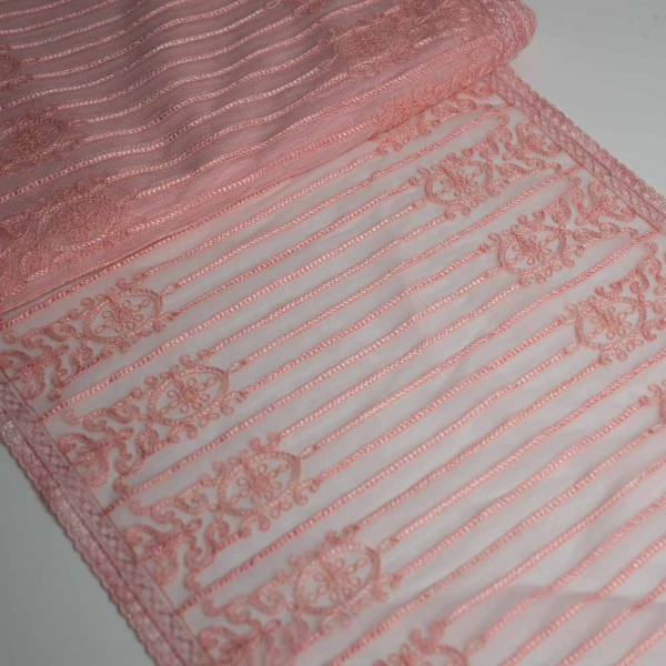 Spitzenborte Ornamente 29cm altrosa