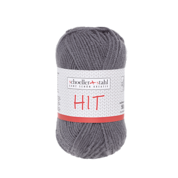 Schoeller + Stahl HIT Strickwolle dunkelgrau