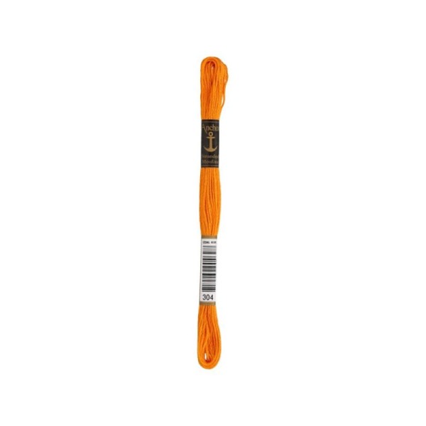 Anchor Sticktwist Garn 6-fädig orange dunkel