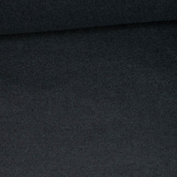 Mantelstoff Velour schwarz