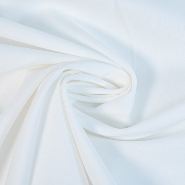 Voile Batist Baumwolle weiß