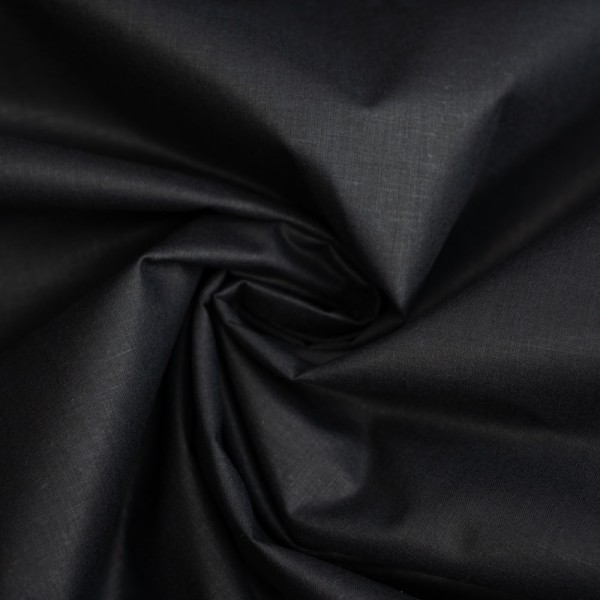 Baumwollwebware Fahnentuch 280cm Breite schwarz