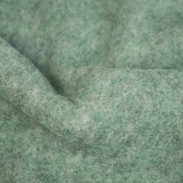 Merino Woll Fleece SUPERSOFT dusty mint melange