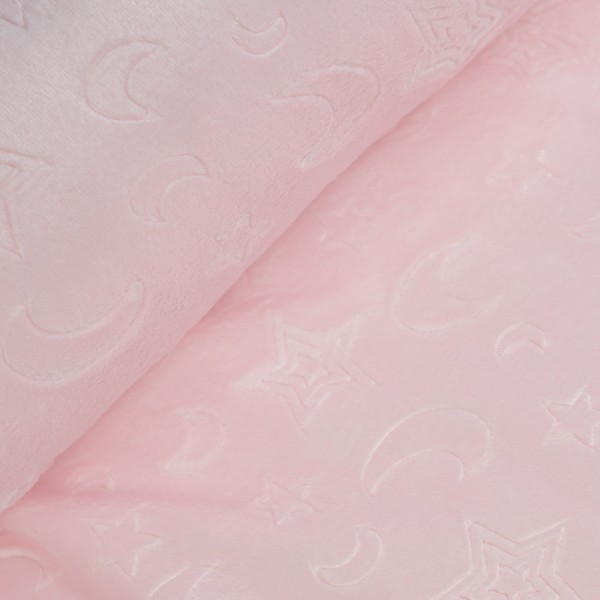 Wellnessfleece Sternenhimmel rosa