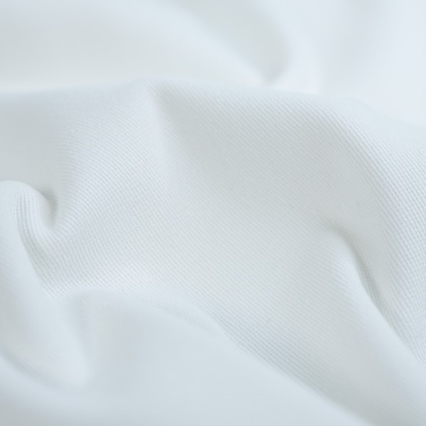 Baumwoll-Twill Stretch Chino weiß