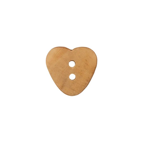 Holzknopf Herz 23 mm