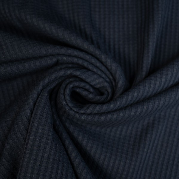 Waffeljersey Mila navy