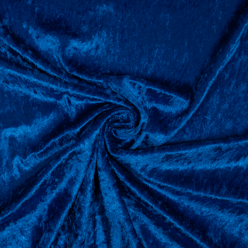 Pannesamt elastisch royalblau