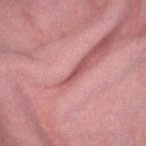 Merino Woll Fleece SUPERSOFT rosa melange