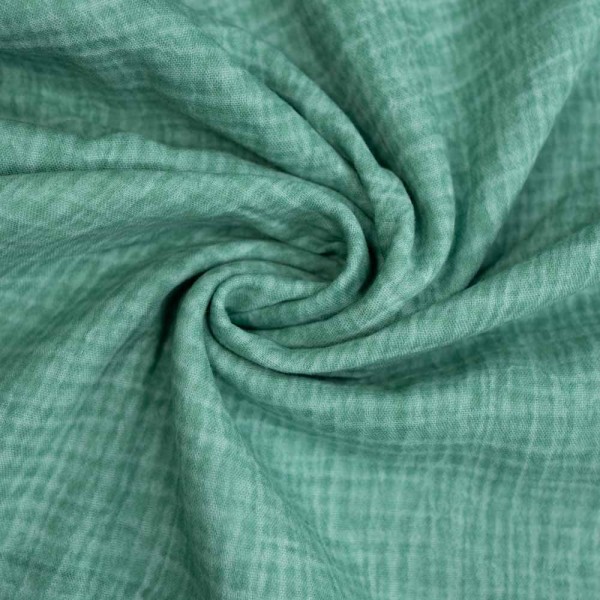 Musselin Double Gauze Vintage dusty mint