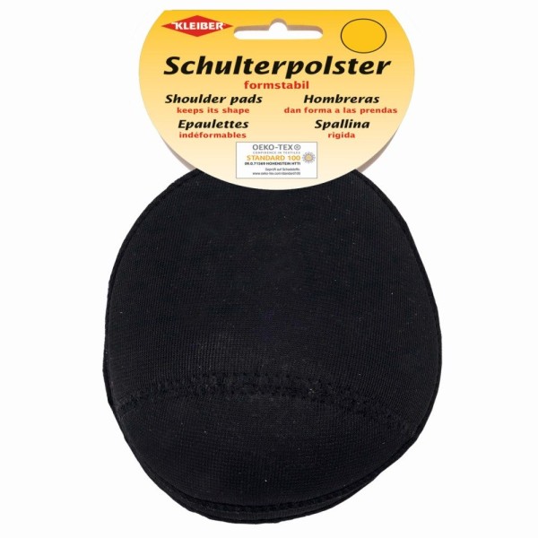 Kleiber Schulterpolster Raglan 2 Stk. schwarz