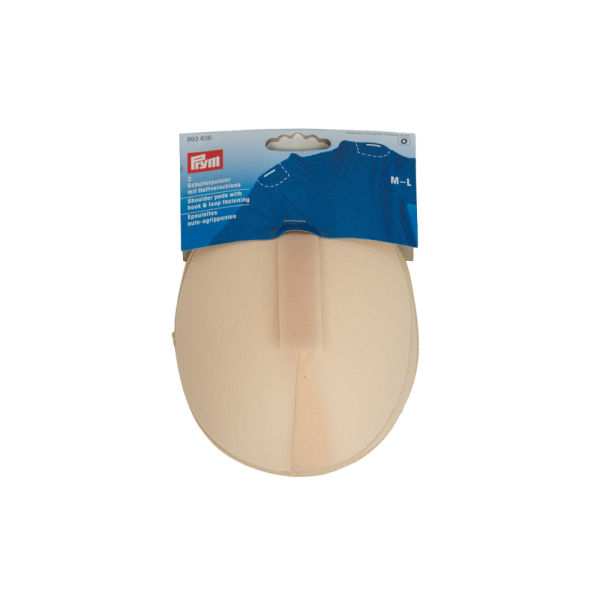 Prym Schulterpolster mit Haftverschluss beige