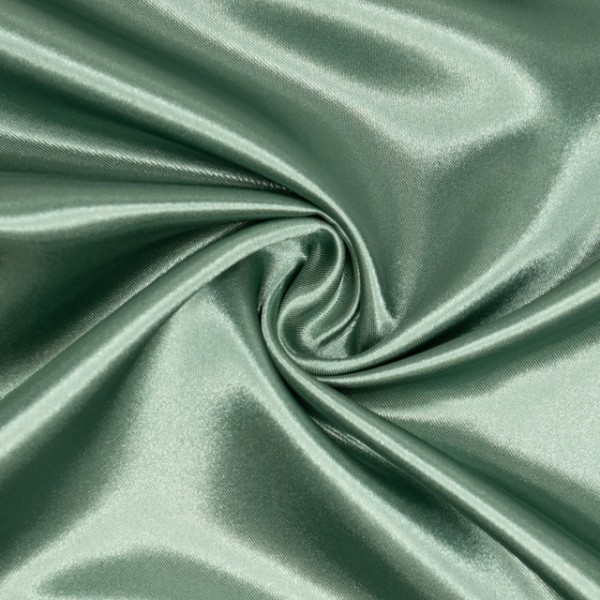 Satin Glänzend Uni dusty mint