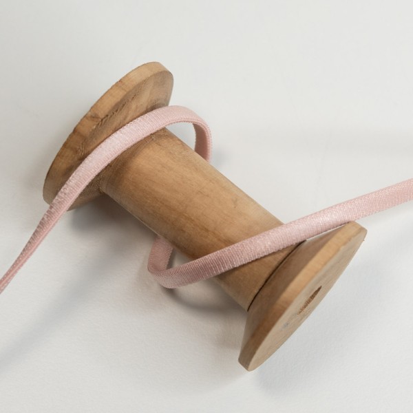 Satin Gummiband 8mm puderrosa