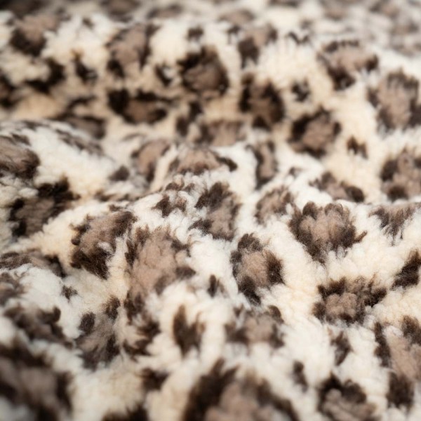 Fester Mantelteddy Leo beige-dunkelbraun