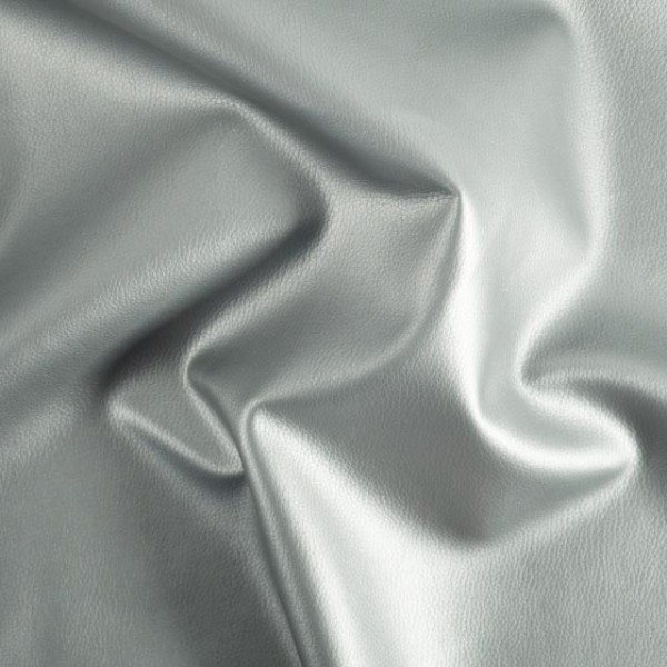 Kunstleder Schwer silber
