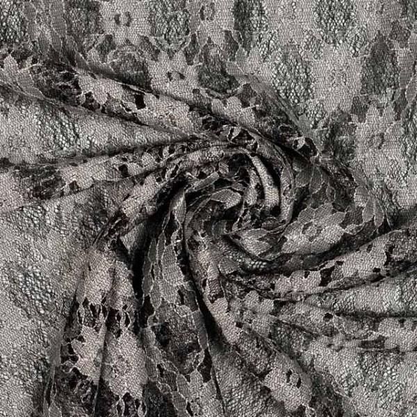 Spitze schwarz-silber