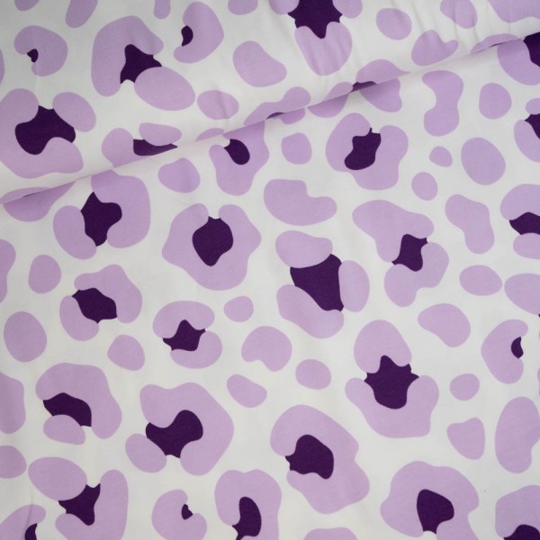 Baumwolljersey Leo Klecks ecru